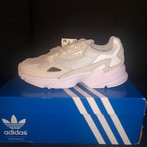 Adidas Originals Falcon in Triple White